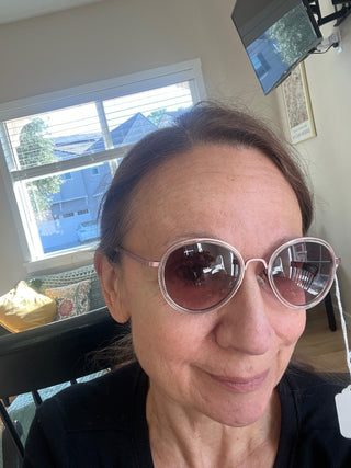 Isaac Mizrahi Pink Sunglasses New|66286