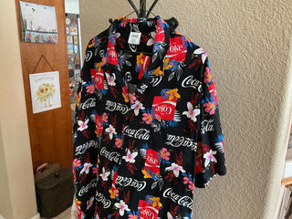 Men’s Coca Cola Hawaiian Shirt XL MTS|74259