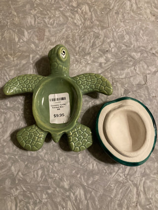 Ceramic Turtle Trinket Box RSV|78923