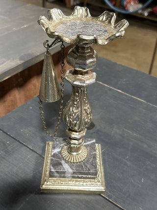 Candle holder with snuff. #SM. RCD|79493