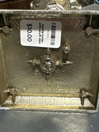 Candle holder with snuff. #SM. RCD|79496