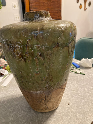 Hand-Thrown Drip Glaze Urn (9dx12h) RSV|79526