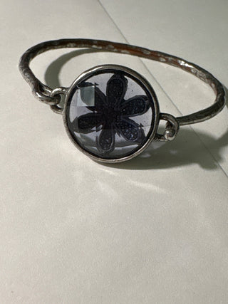 Lucky bracelet with blue flower stone RSV|83149