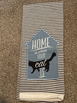 Home is where your cat is towel|83436
