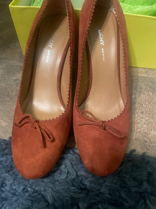 DKNY Brown Pumps, Made in Italy, Size 8-RSV|83472