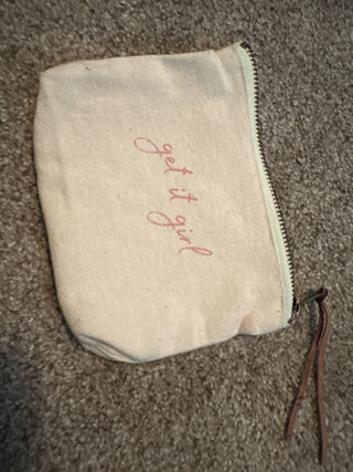 Get it girl zipper pouch RSV|84921