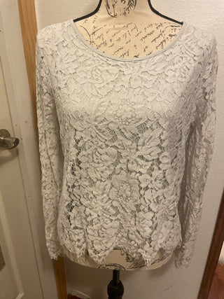 ZAC&RACHEL LACE BLOUSE, long sleeve, size M-RSV|93956