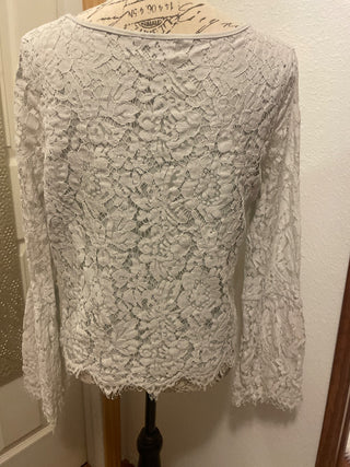 ZAC&RACHEL LACE BLOUSE, long sleeve, size M-RSV|93959