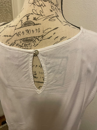 MERONA Lace White Blouse, size XL-RSV|93972