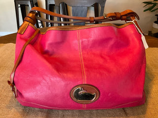 Dooney Pink Leather tote 14” MTS|95236
