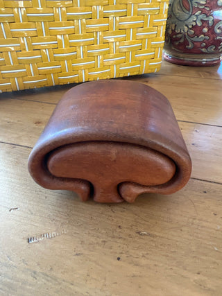 Vtg. Mushroom Wood Art MTS|96251