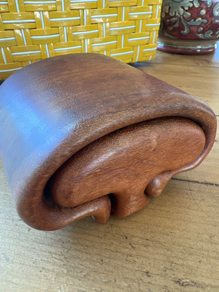 Vtg. Mushroom Wood Art MTS|96253