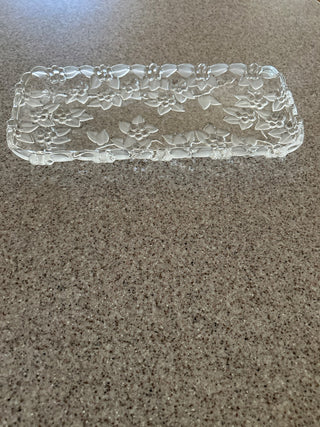 VTG Mikasa crystal serving tray|99831