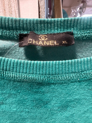 "Chanel" vintage bootleg velour sweatshirt|100953