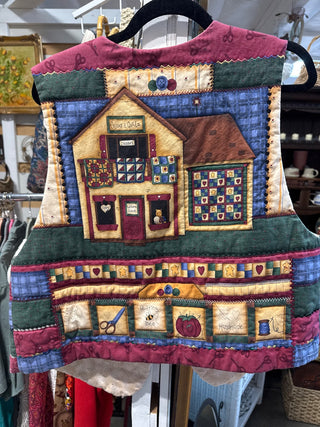 Sewing motif quilt vest - MTS|100965