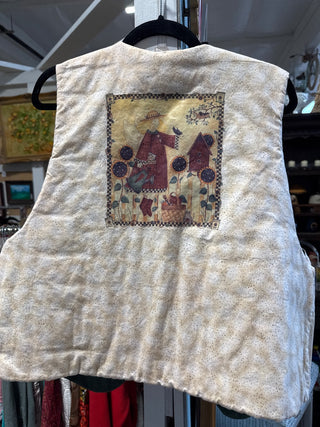 Sewing motif quilt vest - MTS|100966