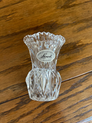 Small Vintage Crystal Vase|100991