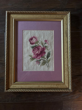 Vintage Framed Needlepoint    MTS|102650