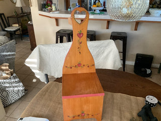 Children’s heart adorned wooden chair MTS|103146