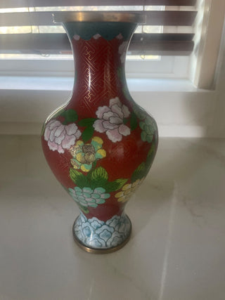 Vtg.Chinese Cloisonne Vase-RSV|103536