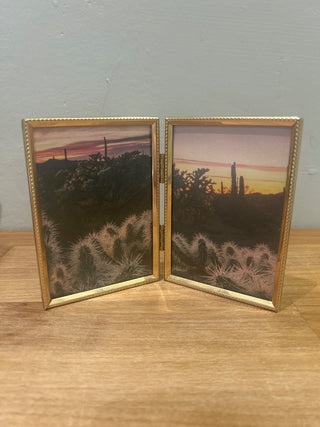 Vintage Gold Bi-Fold Frame   MTS|107063