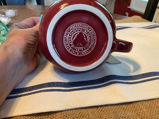 Longaberger Pottery Pitcher 4 1/2” MTS|107574