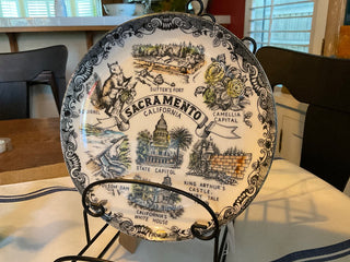 Rare Vintage Sacramento Souvenir plate MTS|107585
