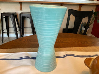 McCoy Harmony Line blue MCM vase 12”  1960’s|108207