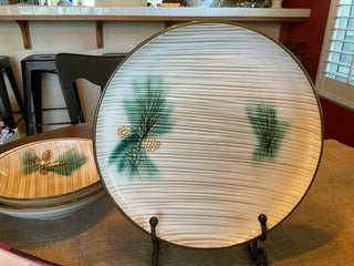 Fancrest Ware Pine MCM Japan MTS 12” plate|108418