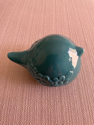 Ceramic bird teal color RSV|110053