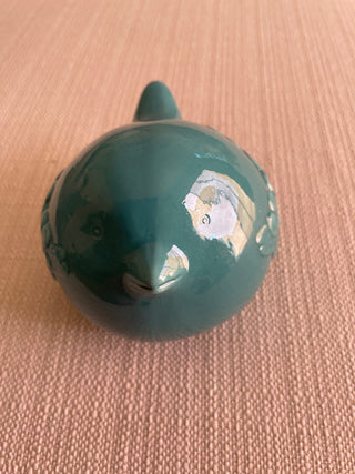Ceramic bird teal color RSV|110054