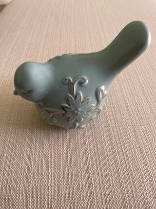 Ceramic bird light blue RSV|110057