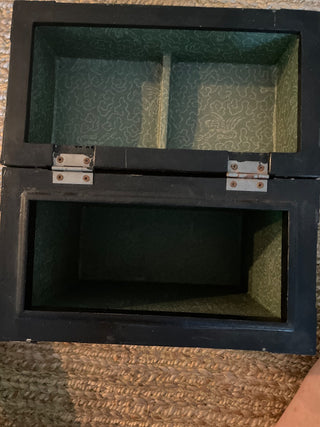 Vintage Asian inspired small storage trunk RSV|110465