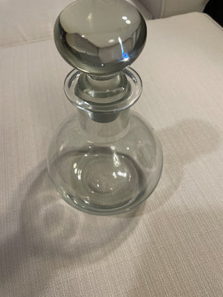 Vintage glass mid-century modern glass decanter|110600