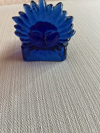 Cobalt blue sun votive holder RSV|111853