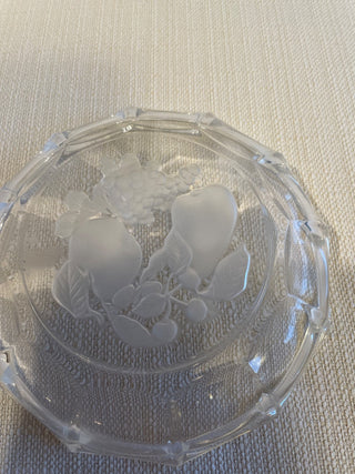 Vintage VAL ST LAMBERT VSL Crystal style Cut Candy Compote dish glass..|111859