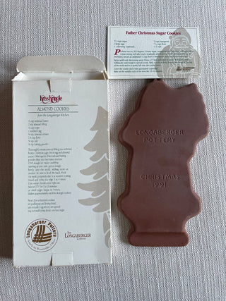 Vintage Kris Kringle cookie mold, Longaberger RSV|113878