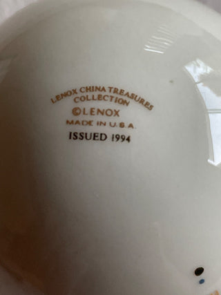 1994 Lenox China Treasures Collection Jeweled Emerald Green Gold Egg w/Stand RSV✅|113894