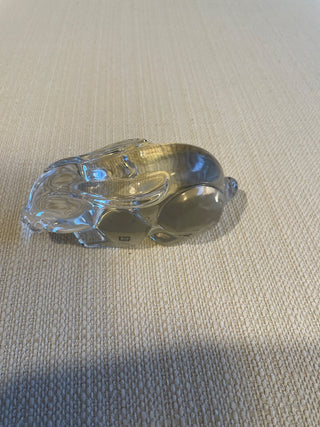 Vintage Princess House Crystal Clear Art Glass Bunny Rabbit Figurine Paperweight RSV|113896
