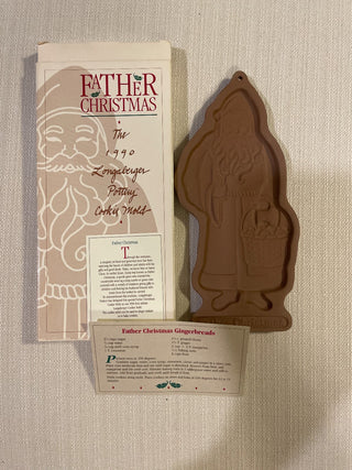 Vintage Father Christmas cookie mold NEW RSV|114100