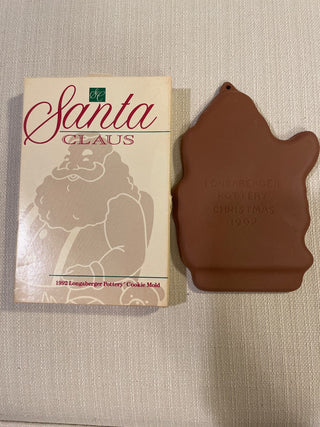 Vintage Santa Claus cookie mold, Longaberger new RSV|114102