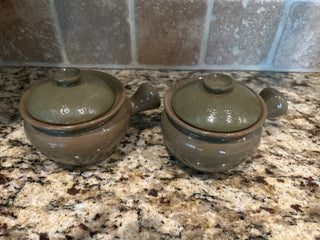 Green Pottery Soup/Bean Pots  MTS|116251
