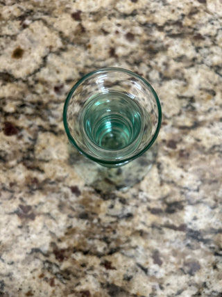 Green Glass Candle Holder/Vase   MTS|116333