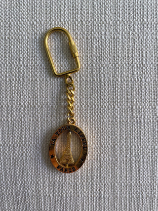 Eiffel Tower keychain gold RSV|116458