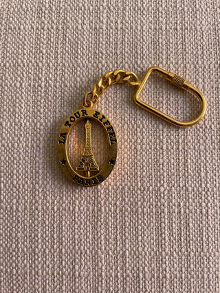 Eiffel Tower keychain gold RSV|116459
