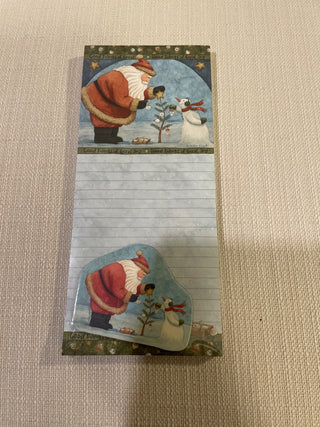 Good tidings Christmas notepad magnet|117823