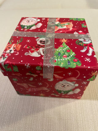 Christmas gift box dogs|117830