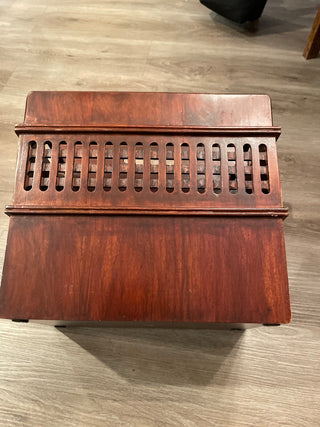 Wooden magazine holder with handle RSV|118826