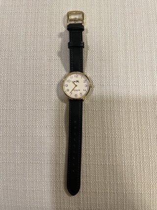 Coach watch leather band new battery RSV|119218