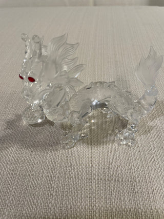 SWAROVSKI CRYSTAL SCS 2nd Annual Edition 1997 ".  The Dragon" Fabulous Creatures RSV|119341